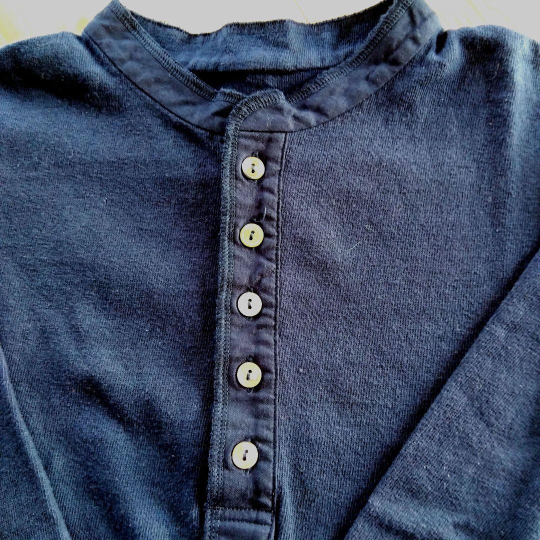 パラスパレス　 長袖Tシャツ 　ボタン付き