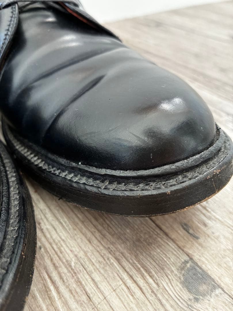 Alden 9901 プレーントゥ 黒 7 1/2 Dオールデン コードバン