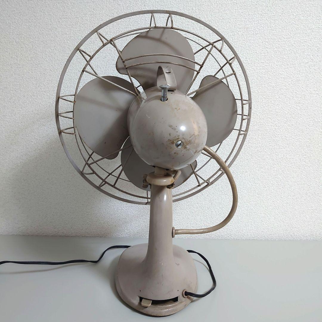 【アンティーク】東芝 4枚羽 金属製　扇風機 エレクトリックファン