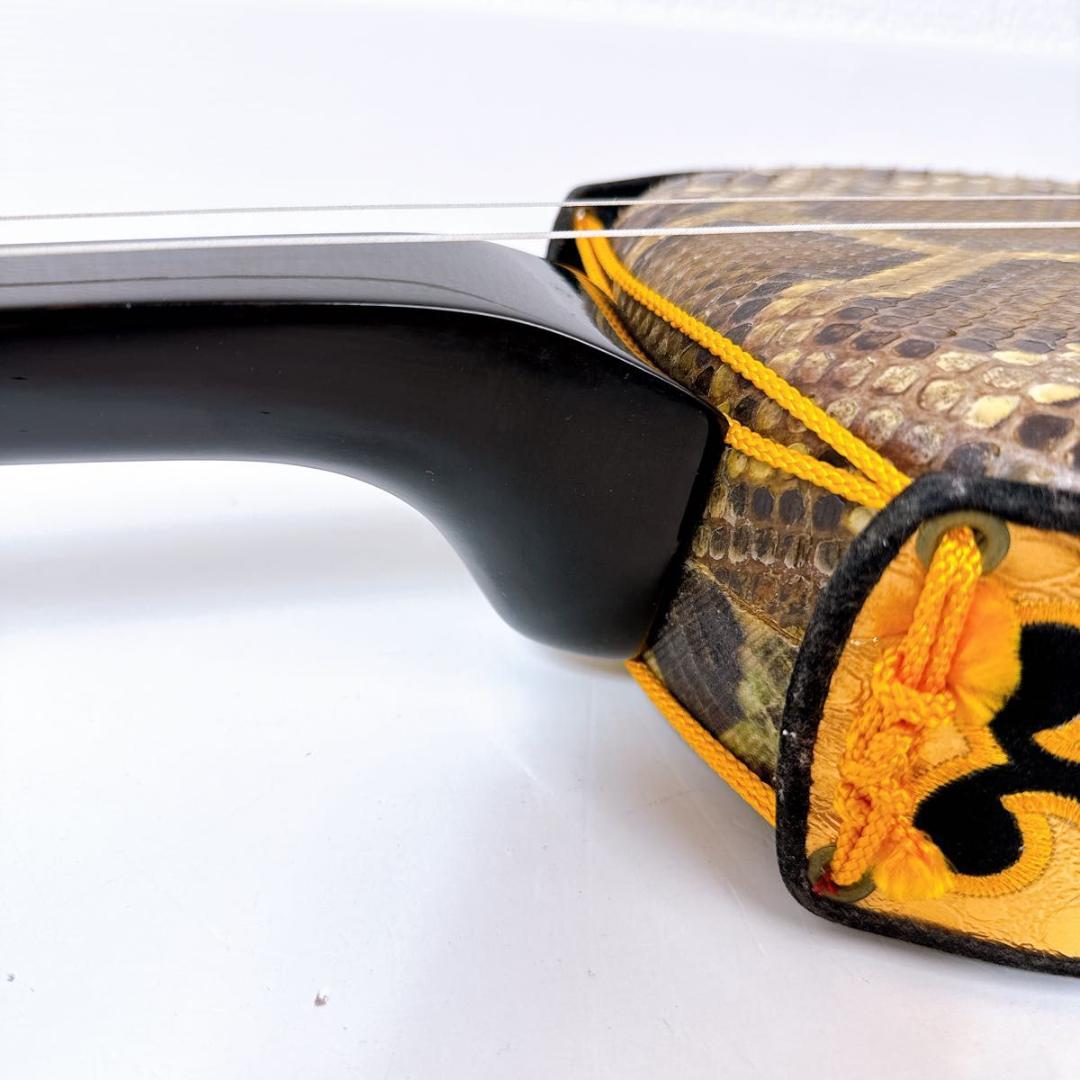 宮古木工芸 三線 片面皮張、片面人工皮 ソフトケース