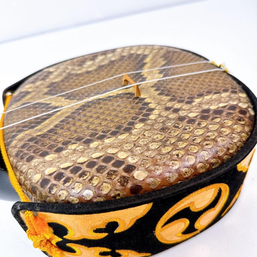 宮古木工芸 三線 片面皮張、片面人工皮 ソフトケース