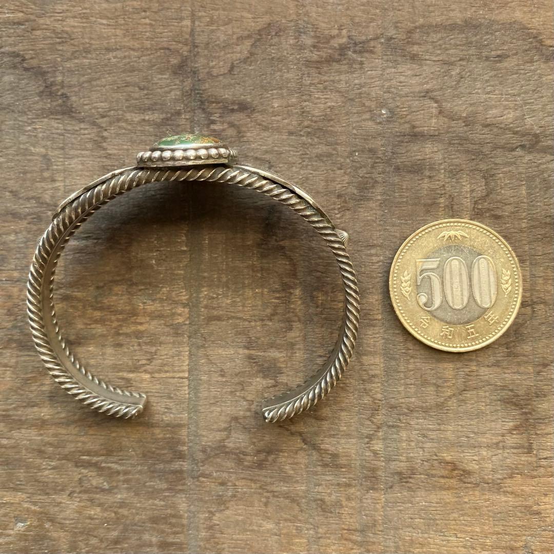 【刻印HS】ハーマンスミス/シルバーバングルSサイズ【ナバホ】