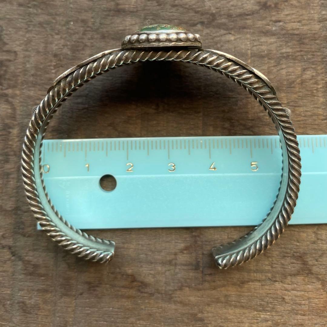 【刻印HS】ハーマンスミス/シルバーバングルSサイズ【ナバホ】