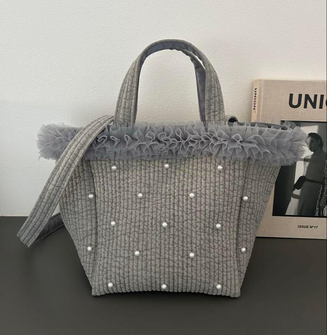 srnmam様♡チュールパール付きヌビショルダーバッグ