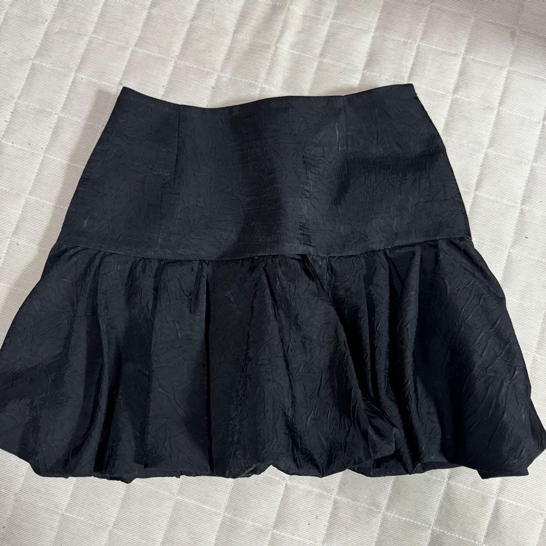 スカート Herlipto bubble mini skirt
