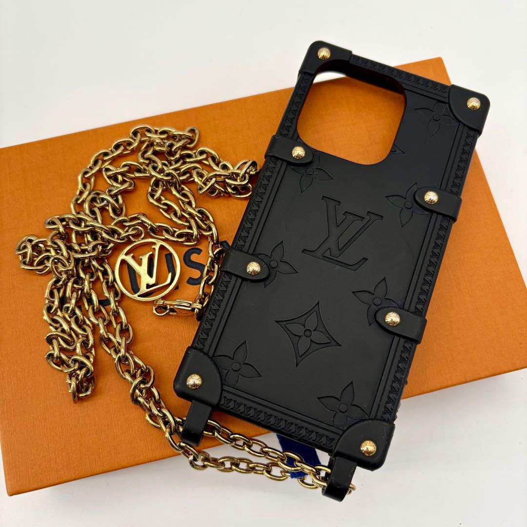 ルイヴィトン iPhone14Pro モノグラム リトランク スマホショルダー