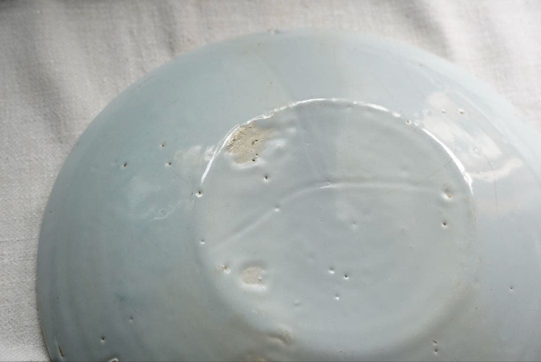 デルフト　白錫釉皿 阿蘭陀　オランダ