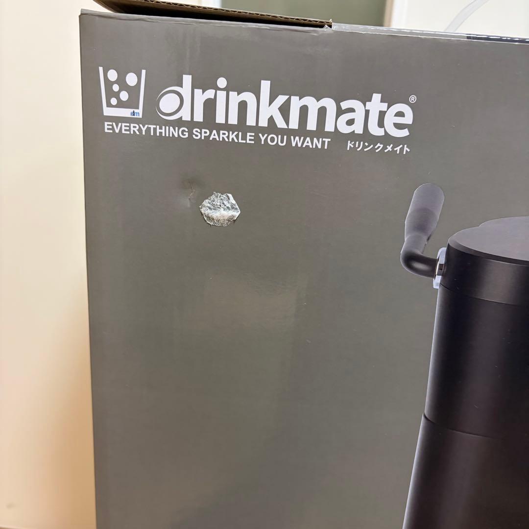 未使用品　drinkmate Series 640 ブラック 炭酸水メーカー