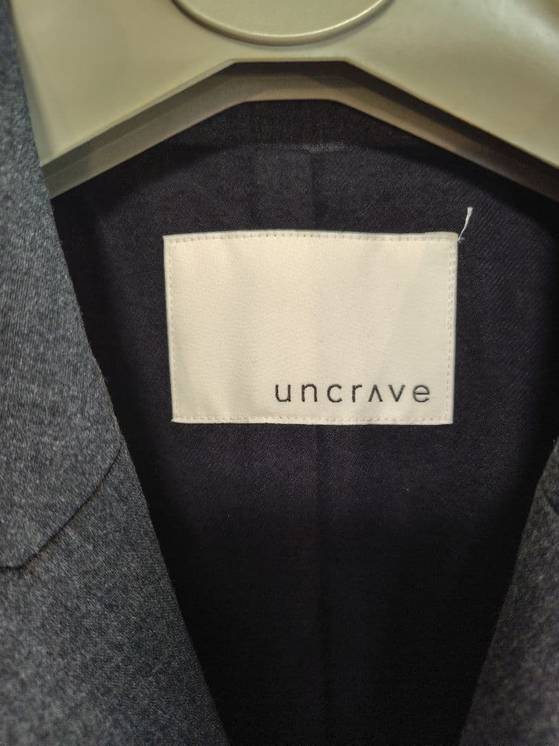 uncrave ／アンクレイヴ／テーラードジャケット ダブルL〜XLグレー004