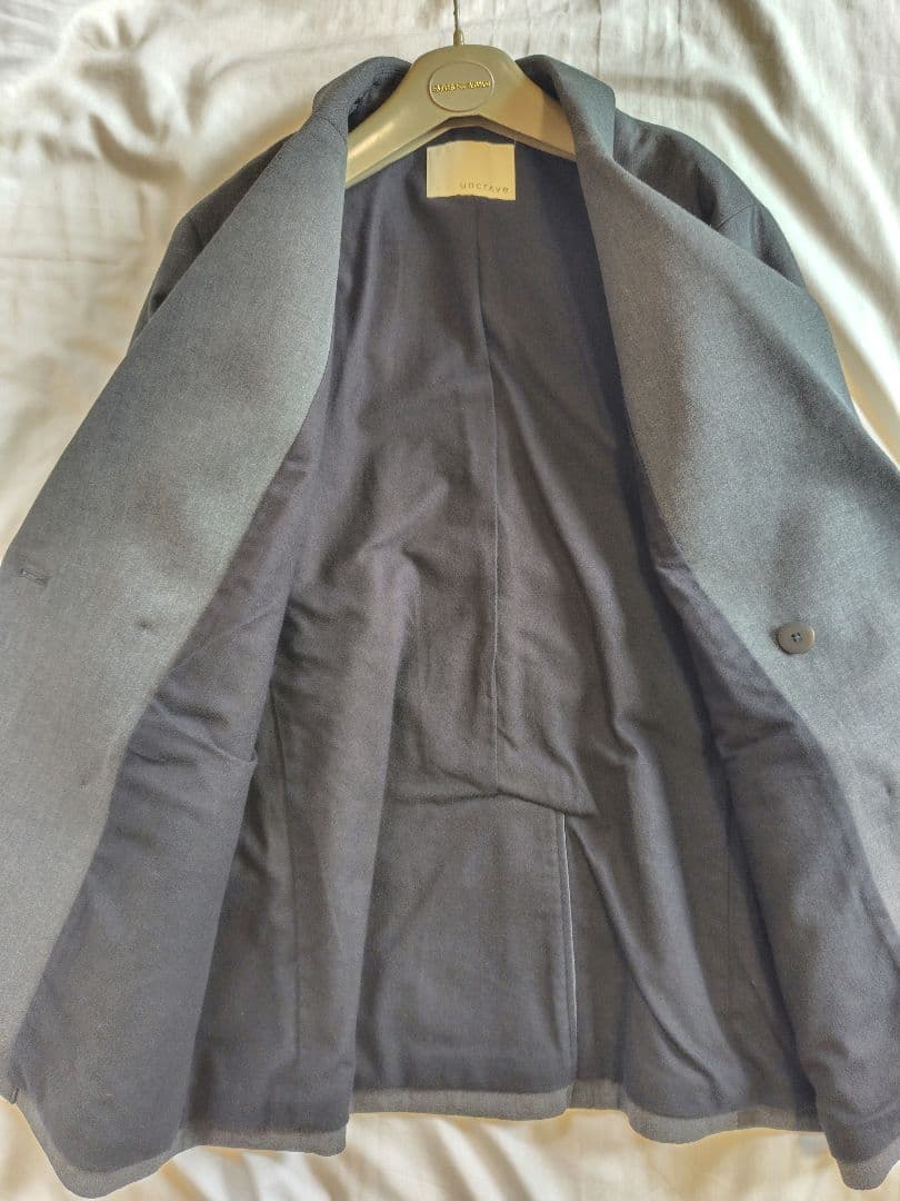uncrave ／アンクレイヴ／テーラードジャケット ダブルL〜XLグレー004