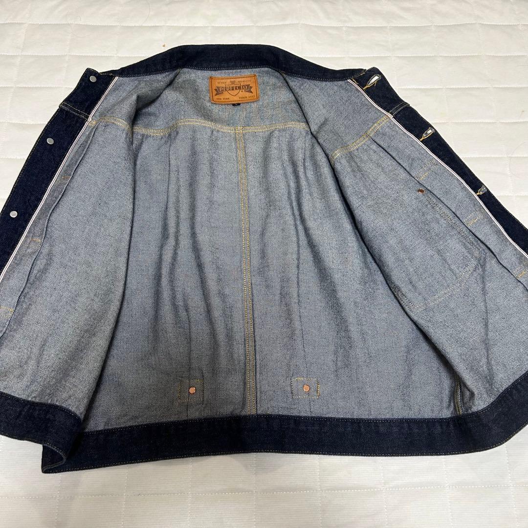 【大戦モデル　赤耳】DENIM JACKET 1st 濃紺　PERFECTO L