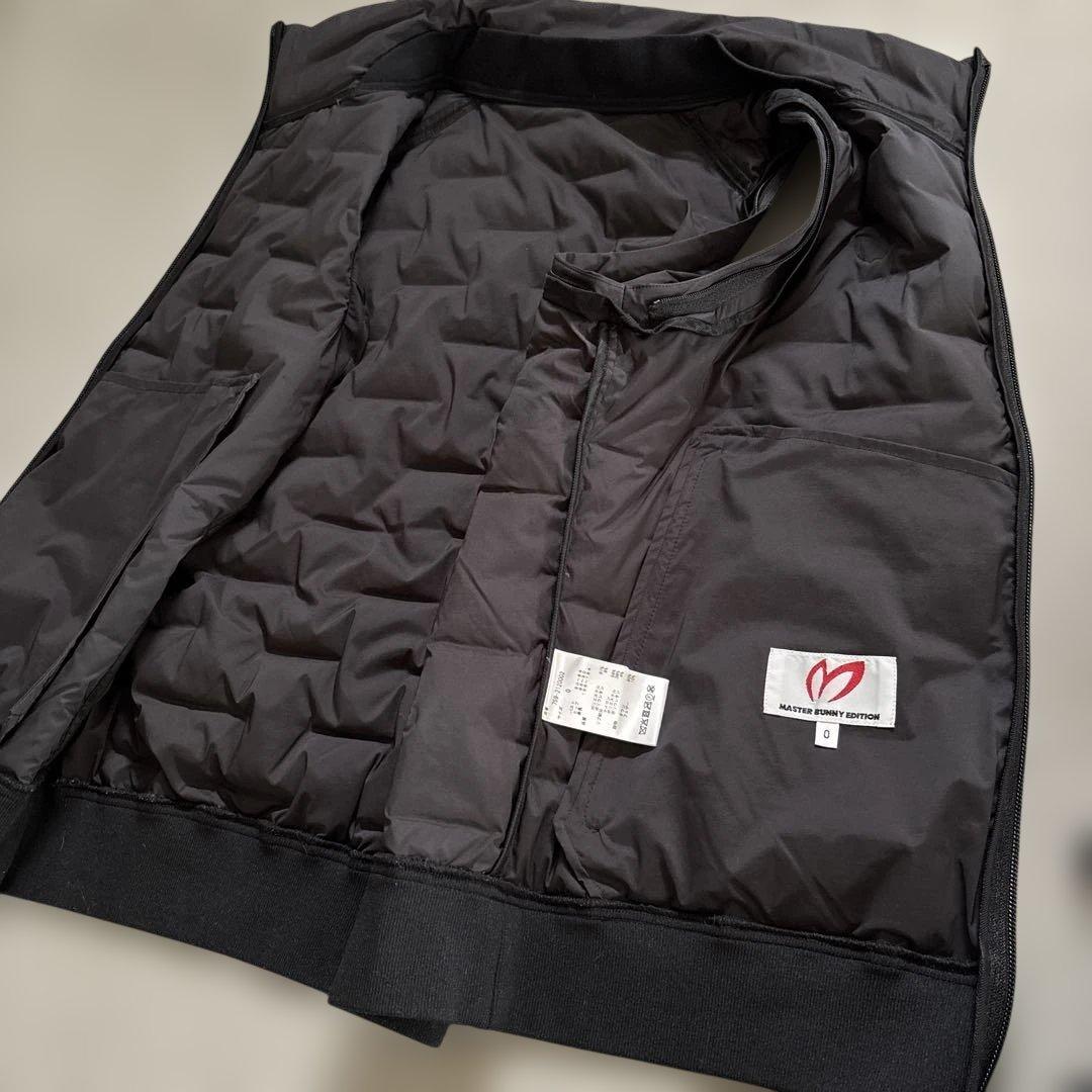 【美品】マスターバニー♪ダウンジャケット[ベスト変更可]ブラック 0