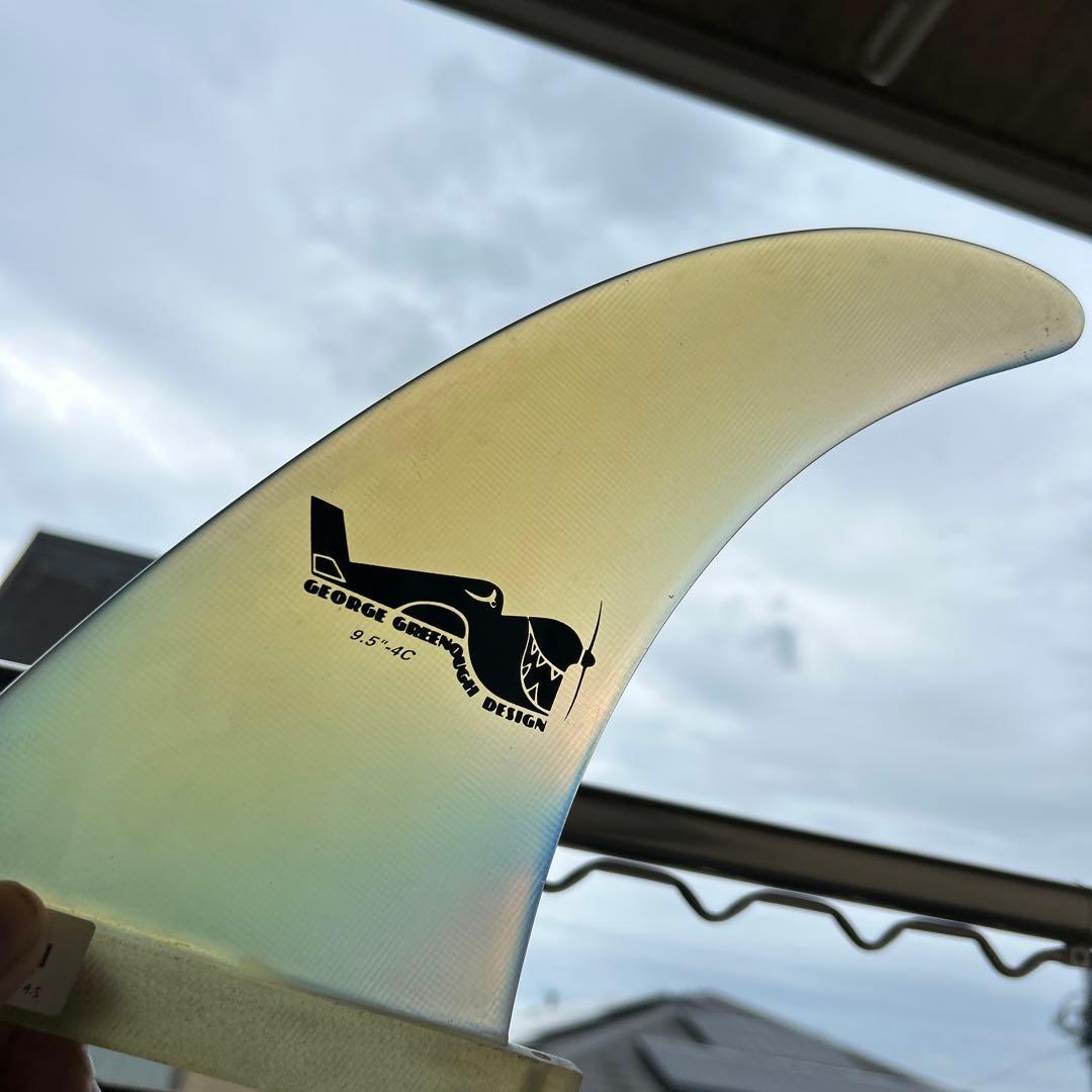 た*つ様 ジョージグリノウ 新品シングルフィン 9.5 ロングボード