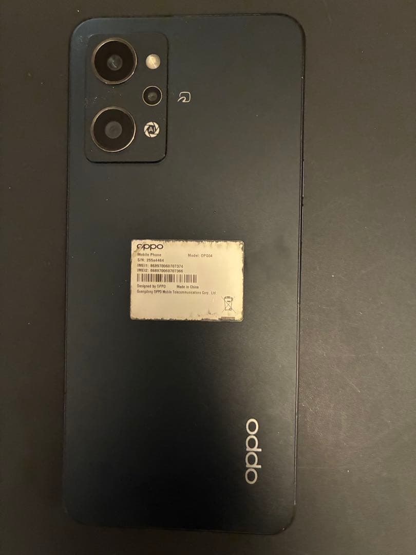 Oppo reno7スマートフォン ブラック