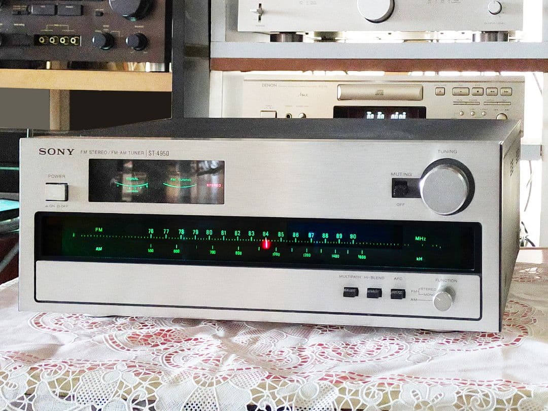 ♪　SONY　ST−4950　アナログ高級FM・AMチューナ　動作保証有り　♪