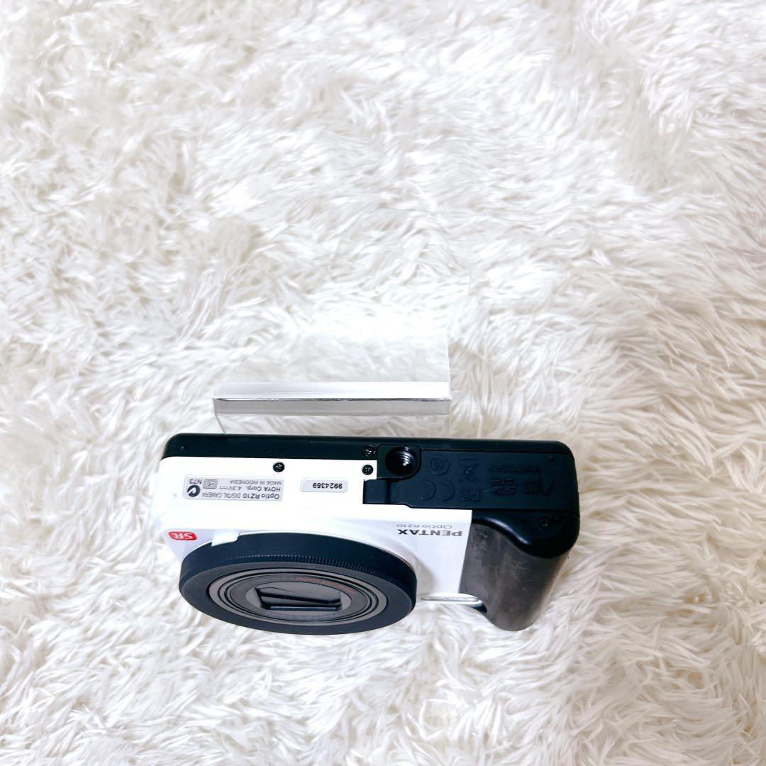 【可愛いコンデジ】PENTAX optio RZ10 ホワイト　動作確認済