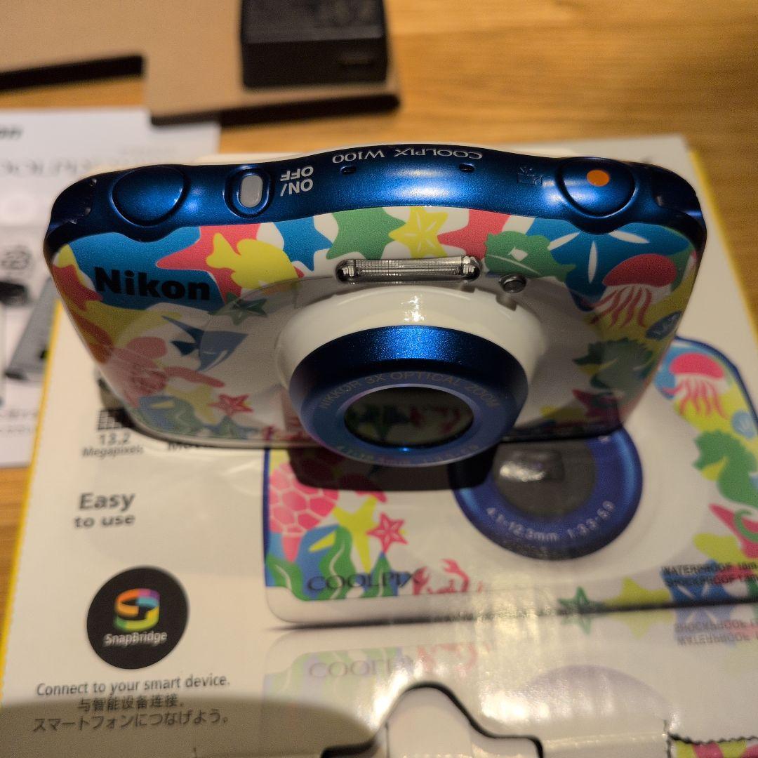 Nikon COOLPIX W100 マリン 防水 デジカメ　カメラ
