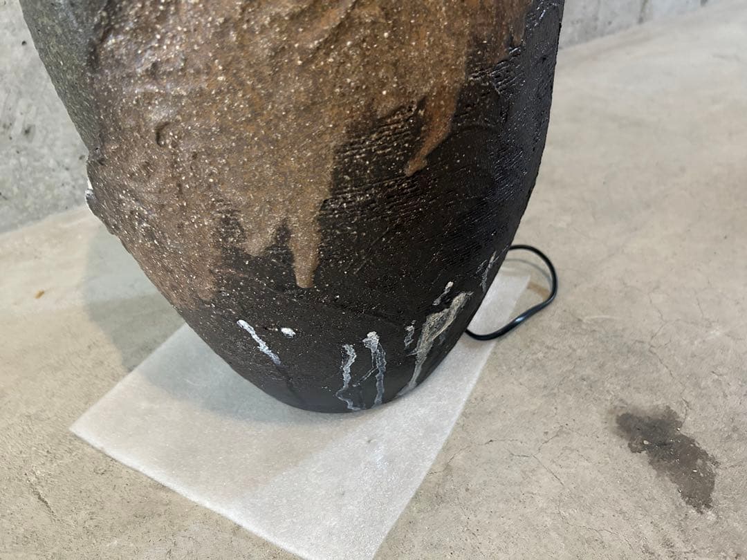 パピ子‼️信楽焼　湧き水つくばい