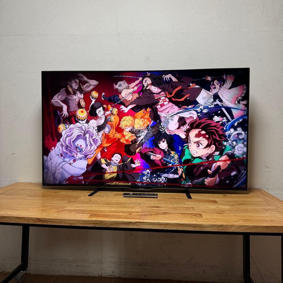 シャープ 60V型 4K 液晶テレビ AQUOS LC-60U45 動画アプリ○