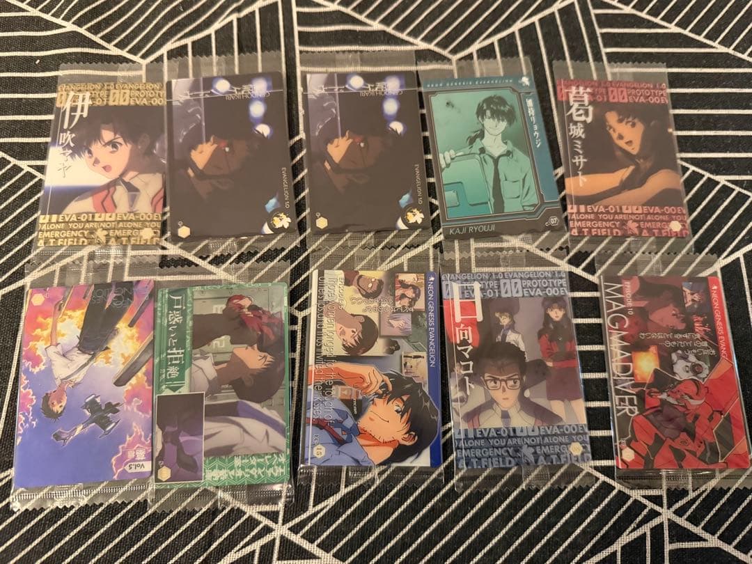 エヴァンゲリオン ウエハースカード157枚　ファイル2点