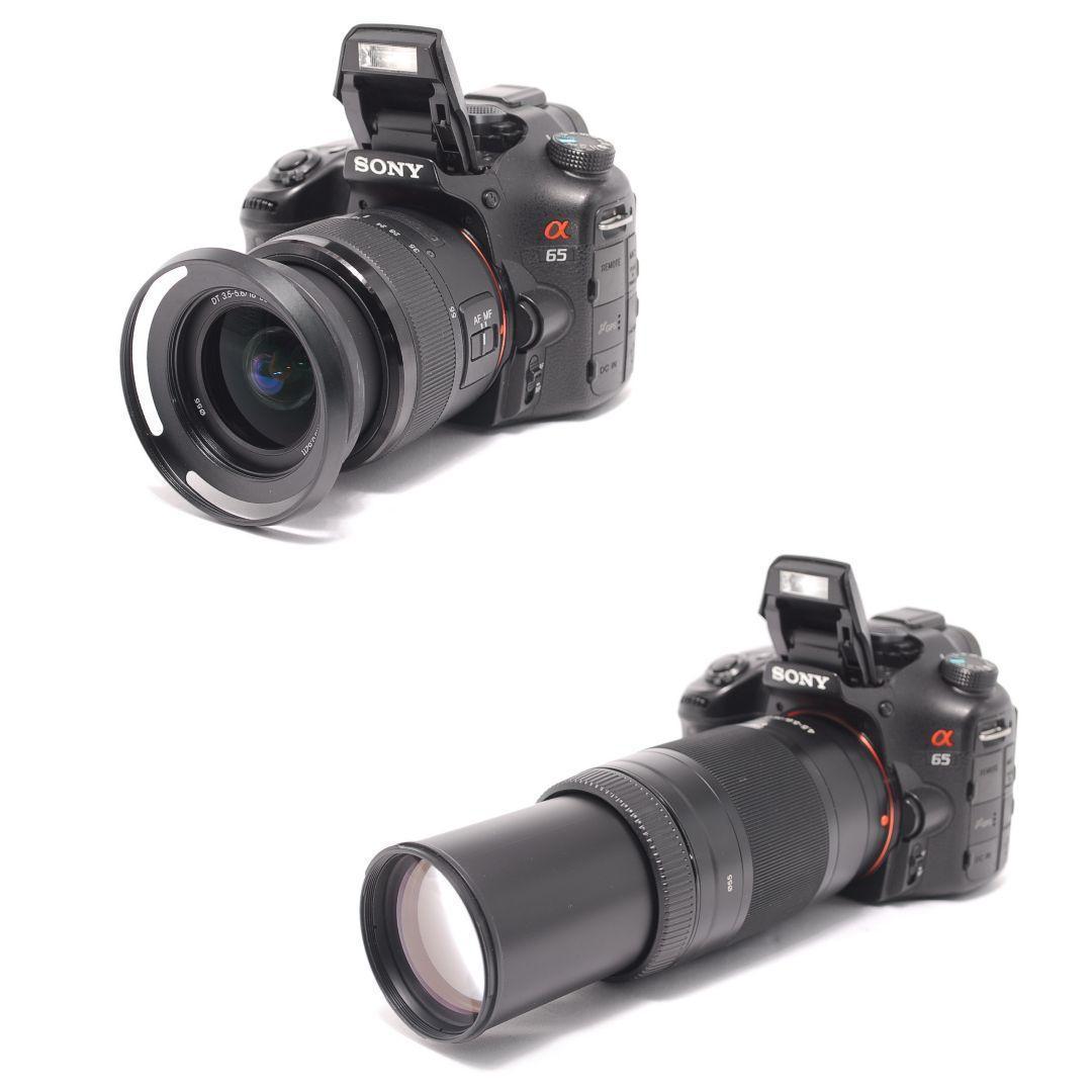 ❤即購入1000円OFF❤ ソニー α65 × 超望遠レンズ ダブルズーム