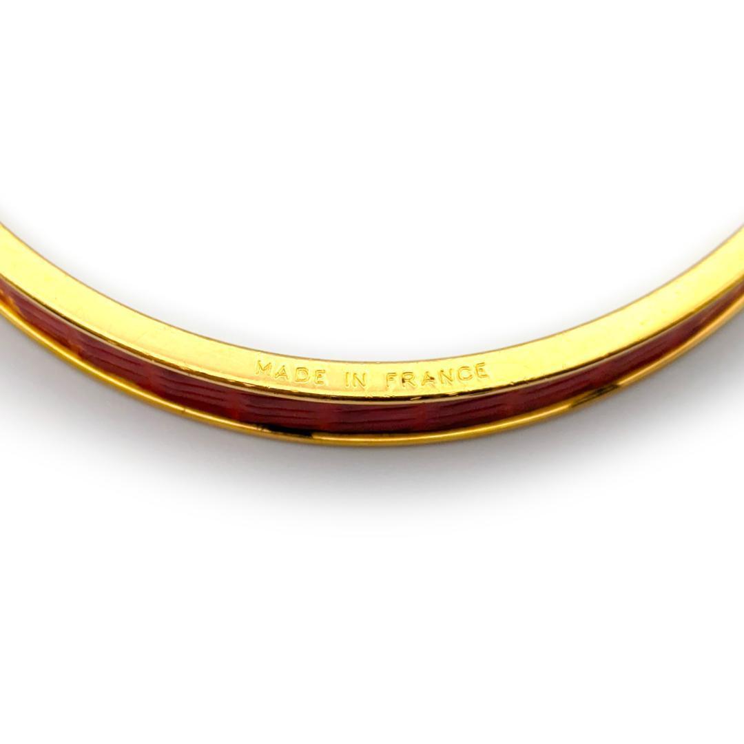 良品【HERMÈS／エルメス】 ケリー バングル カデナ ゴールド ブレスレット