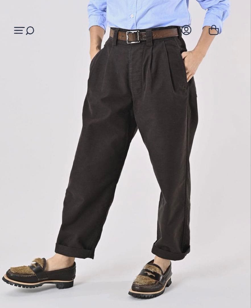 45R ペグトップパンツ