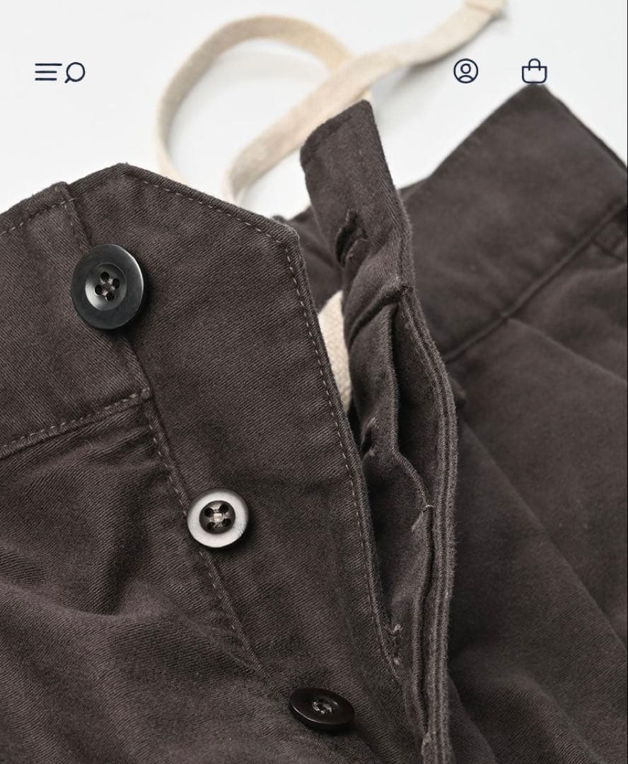 45R ペグトップパンツ