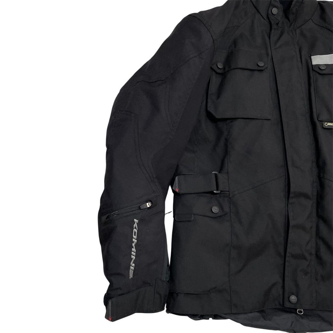 美品✨コミネ 防水ライディングジャケット 黒 ゴアテックス ウィンタージャケット