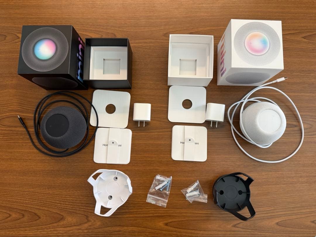 【2台セット】Apple Pod mini（ブラック & ホワイト）