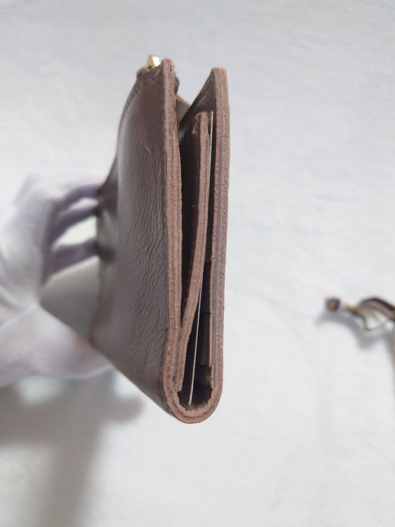 IL BISONTE イルビゾンテ レザー 二つ折り 長財布 美品 伊製