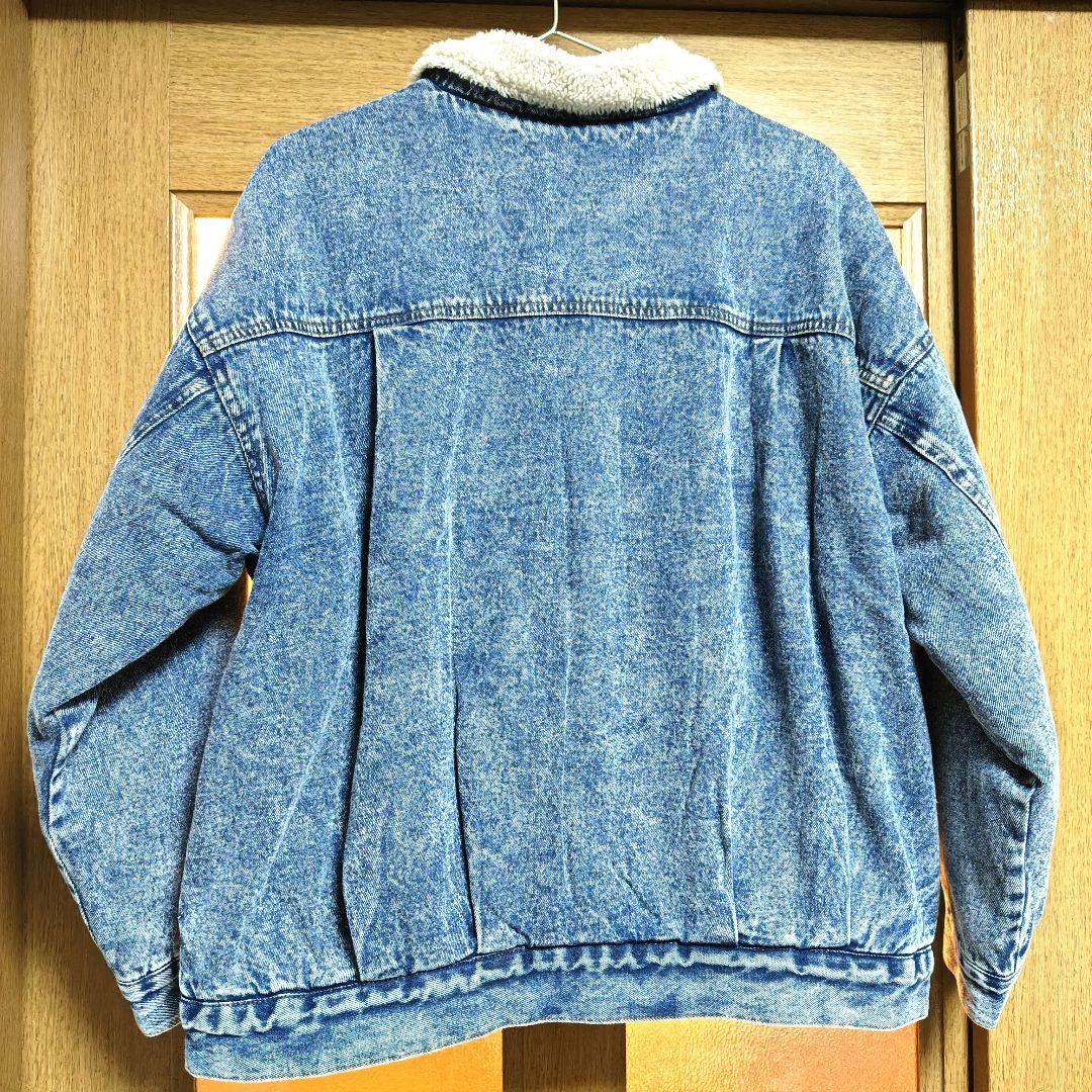 デニムボアジャケット　ボアジャケット　デニムジャケット　デニムボア