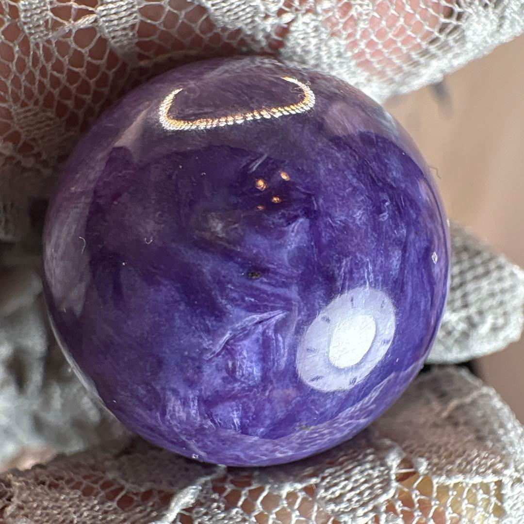 高品質 チャロアイトスフィアNo.2425