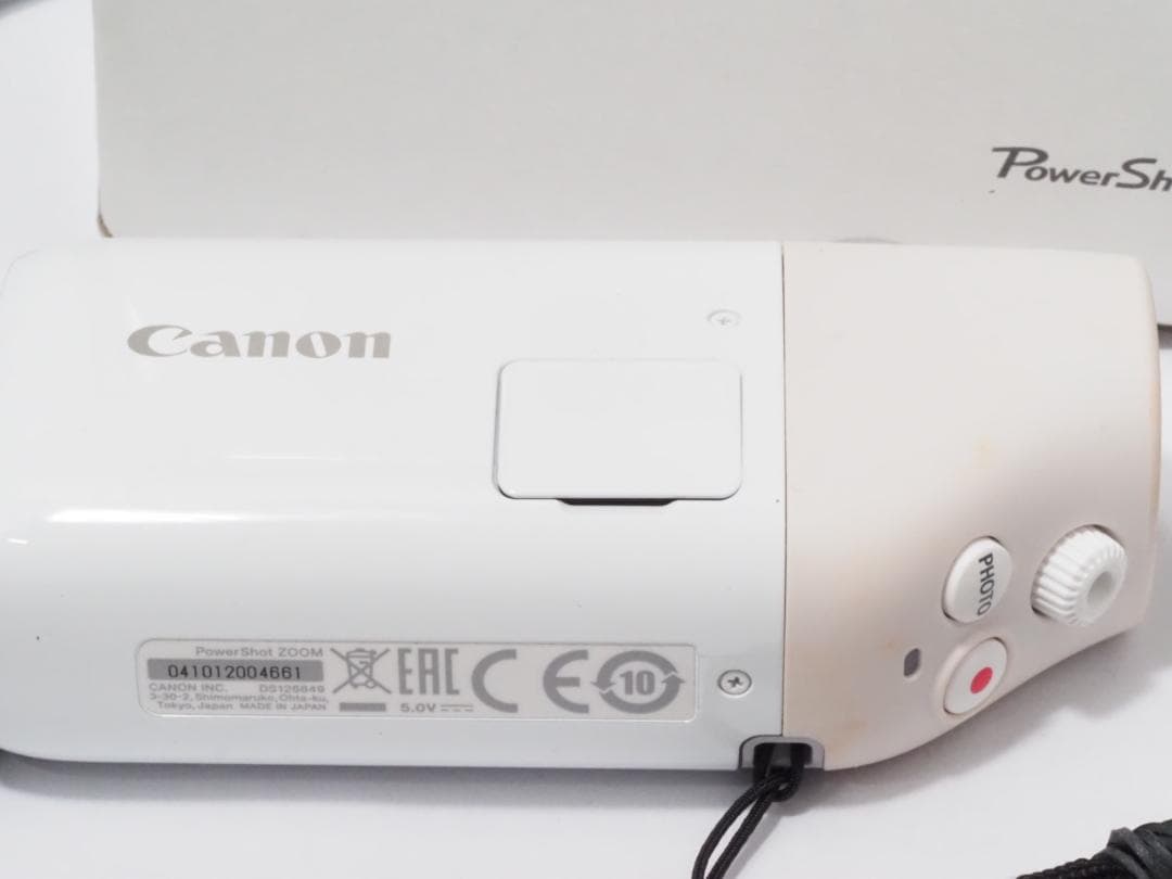 元箱と取扱説明書付き！Canon PowerShot ZOOM ホワイト