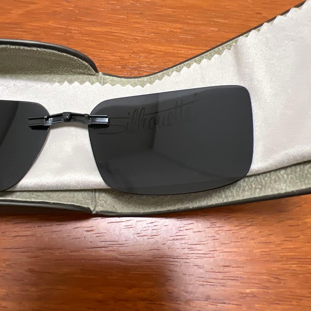 シルエット スタイルシェード　純正クリップオンサングラス