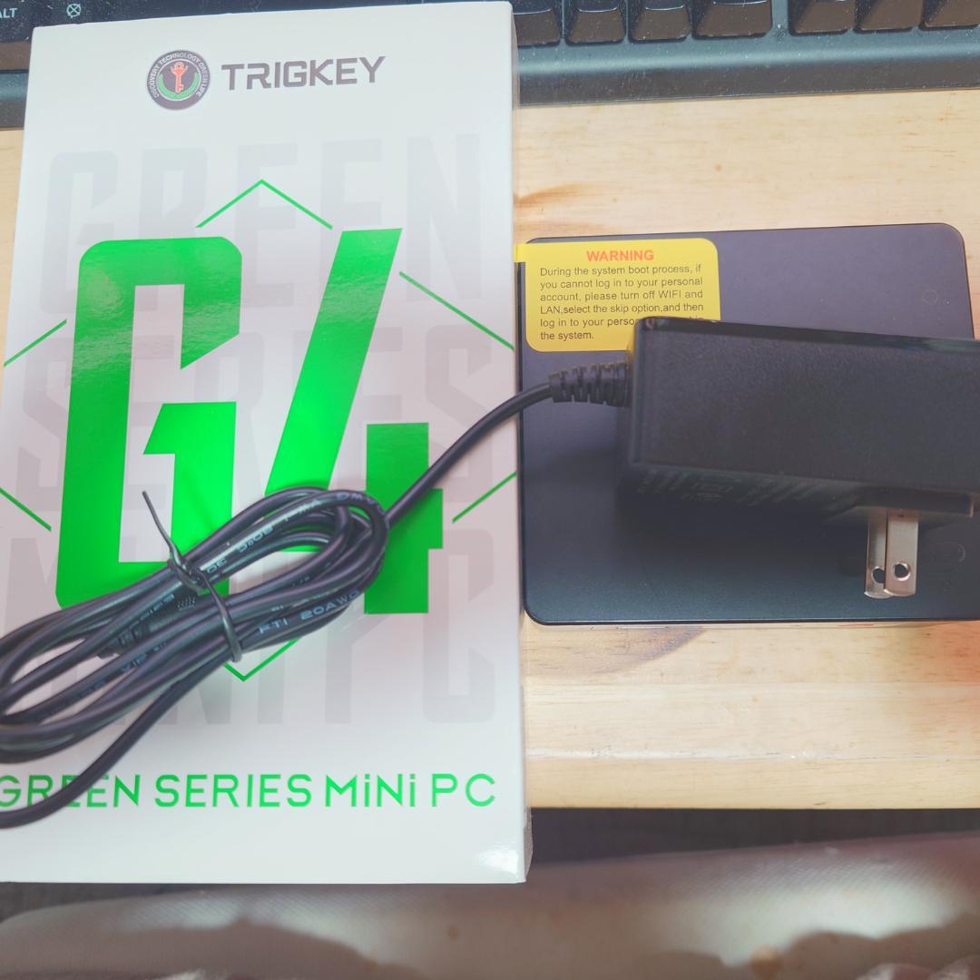 中華ミニPC TRIGKEY G4(N95 SSD_256G RAM_8G)