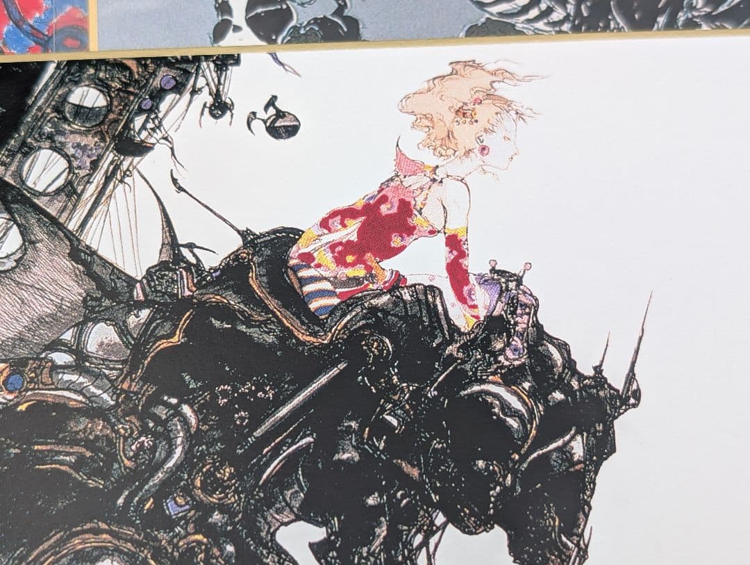 天野喜孝 ファイナルファンタジー等 A4色紙+バインダーまとめ売り