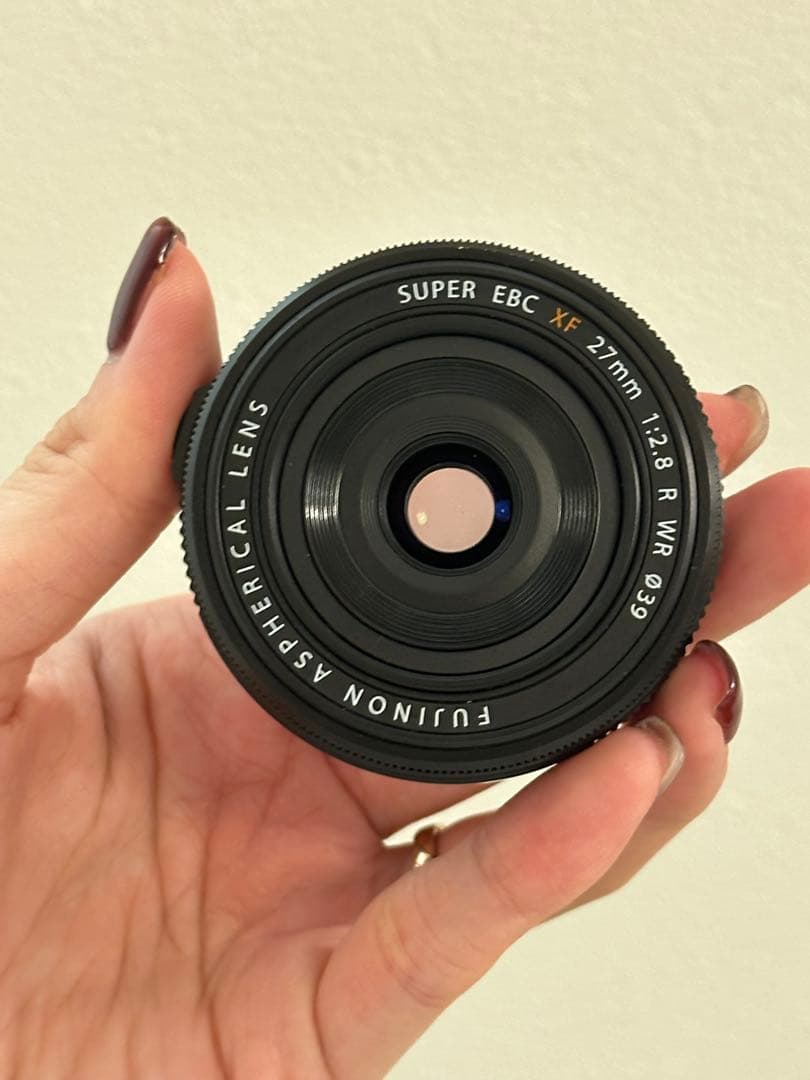 FUJIFILM XF27mm F2.8 R WR レンズ