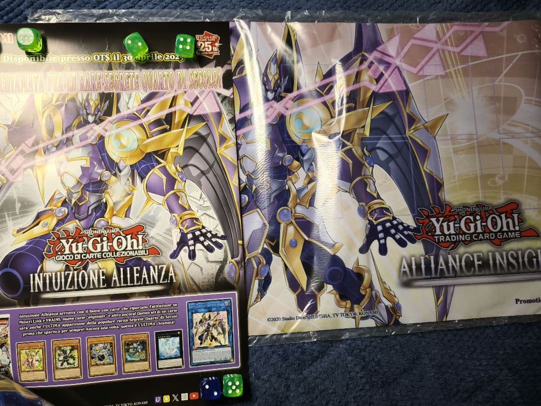 遊戯王　EU 英語版　アコードトーカー　アライアンスインサイト　プレイマット