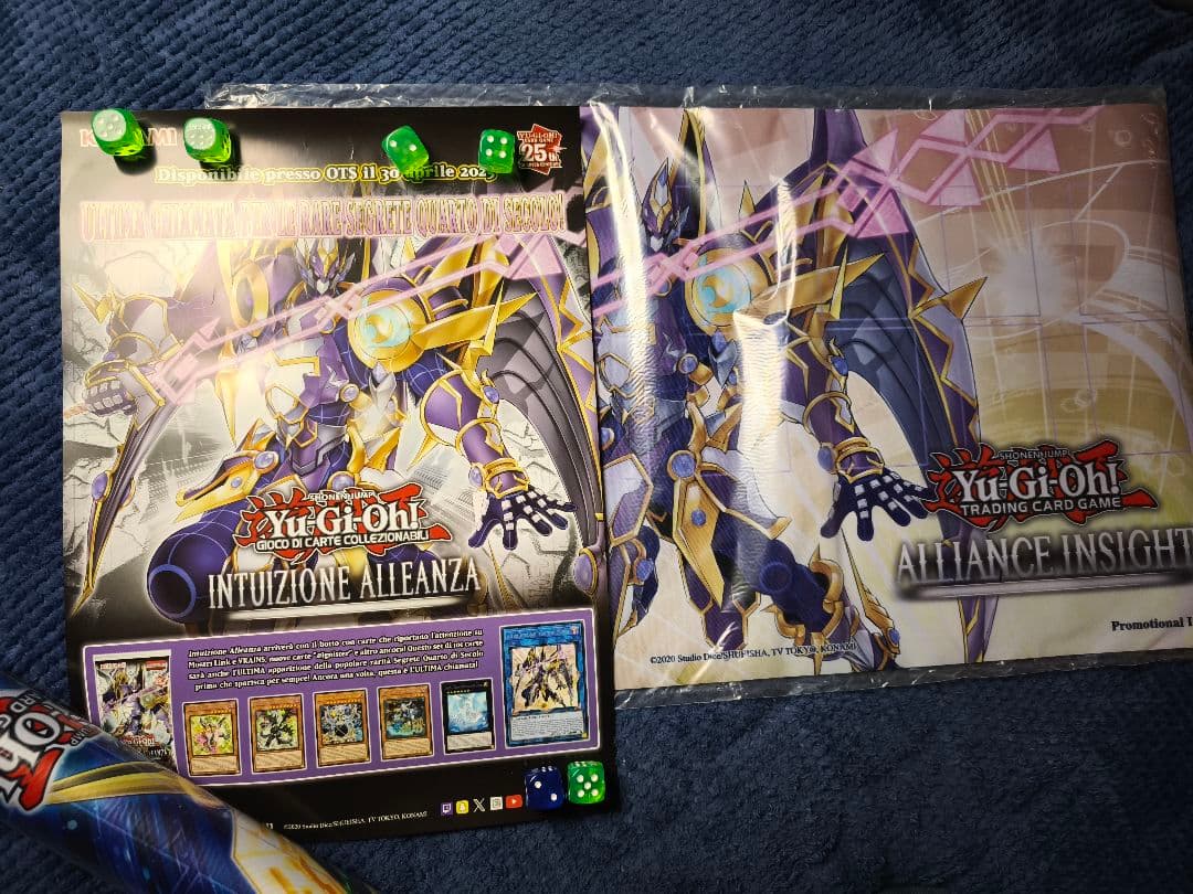 遊戯王　EU 英語版　アコードトーカー　アライアンスインサイト　プレイマット