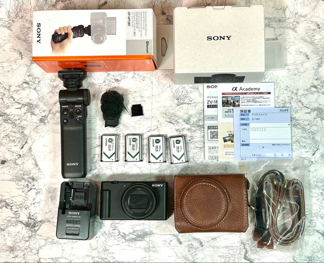 SONYコンデジ VLOGCAM ZV-1 II シューティンググリップキット