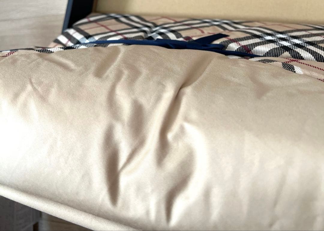 【即購入OK】BURBERRY LONDON 羽毛ひざ掛け バーバリーロンドン