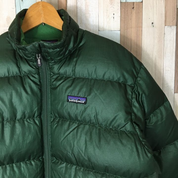 即完売最終90sレアパタゴニア　Patagonia ダークグリーン　ダウンJK