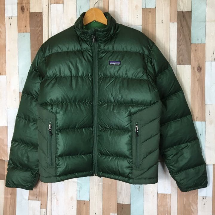即完売最終90sレアパタゴニア　Patagonia ダークグリーン　ダウンJK