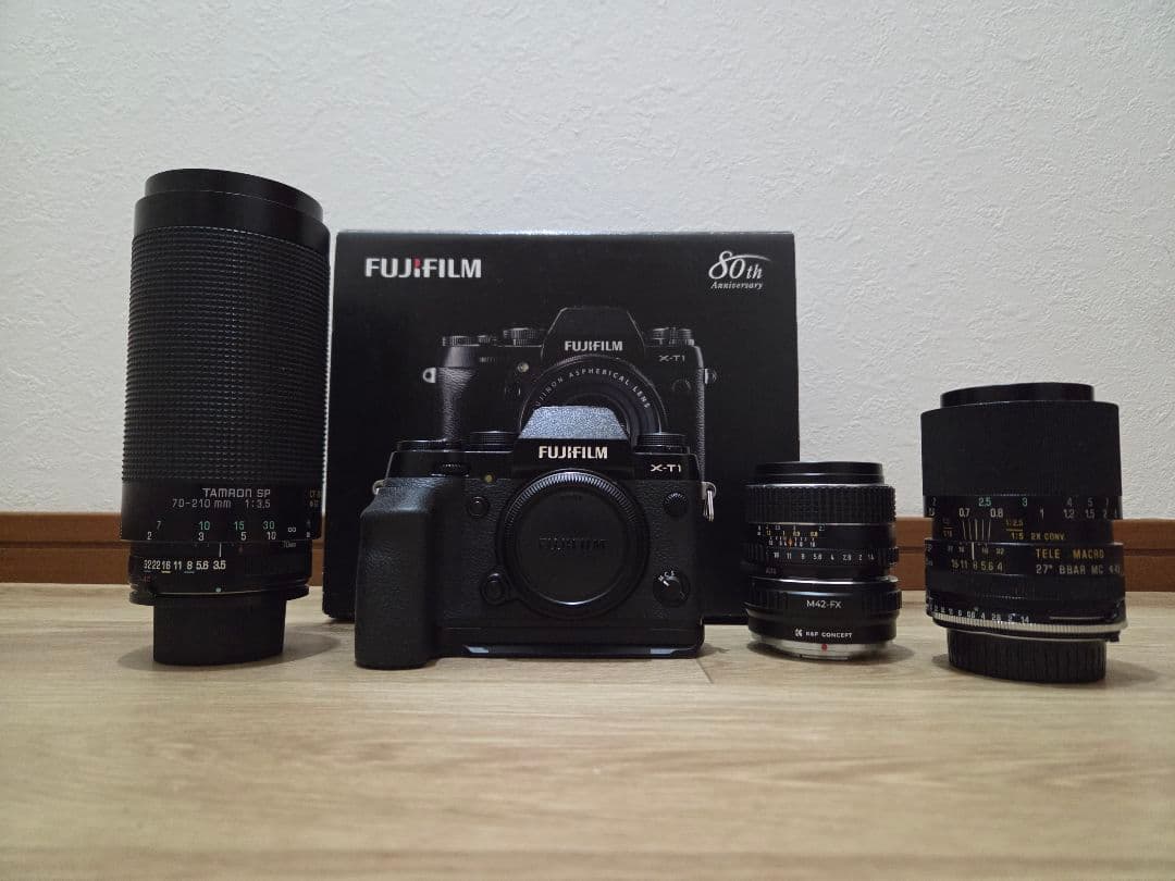 Fujifilm X-T1 + レンズ4本