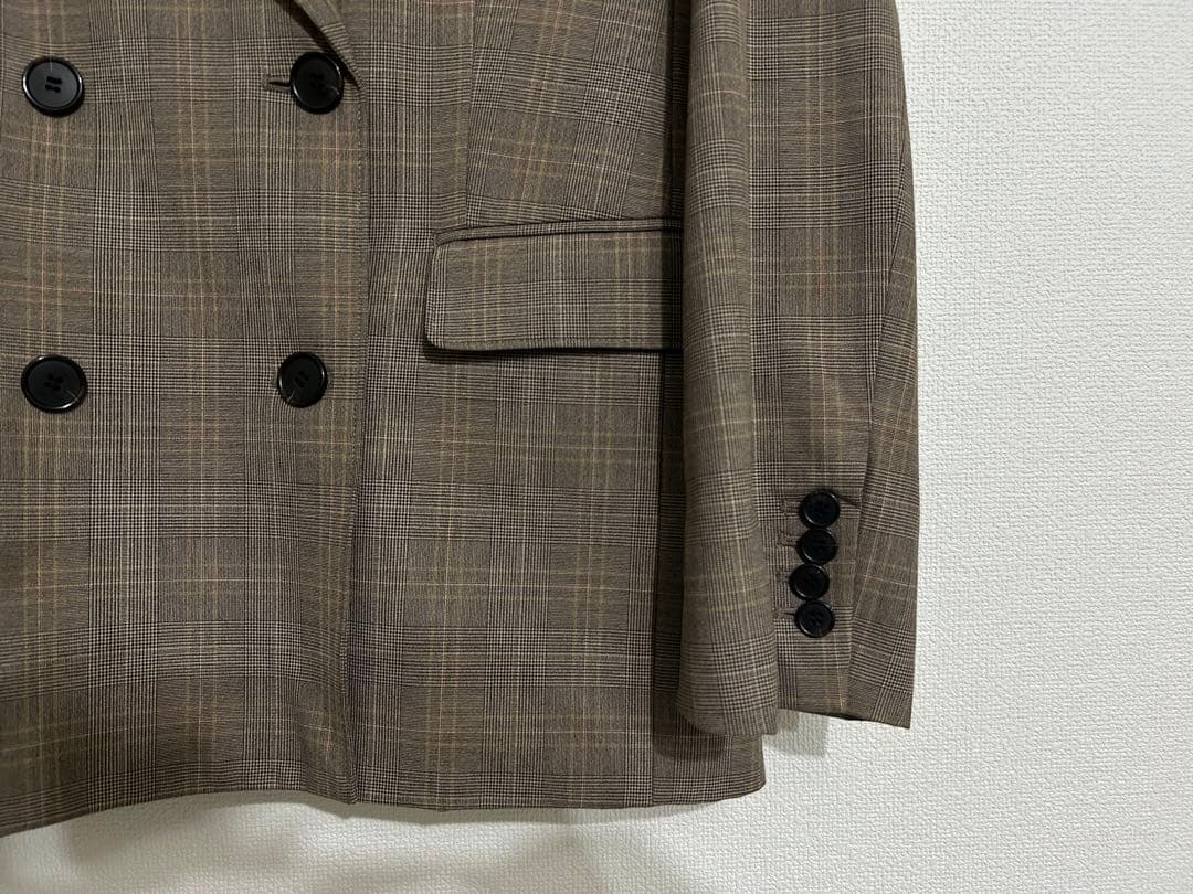 JOURNAL STANDARD チェック　ピークド　ジャケット