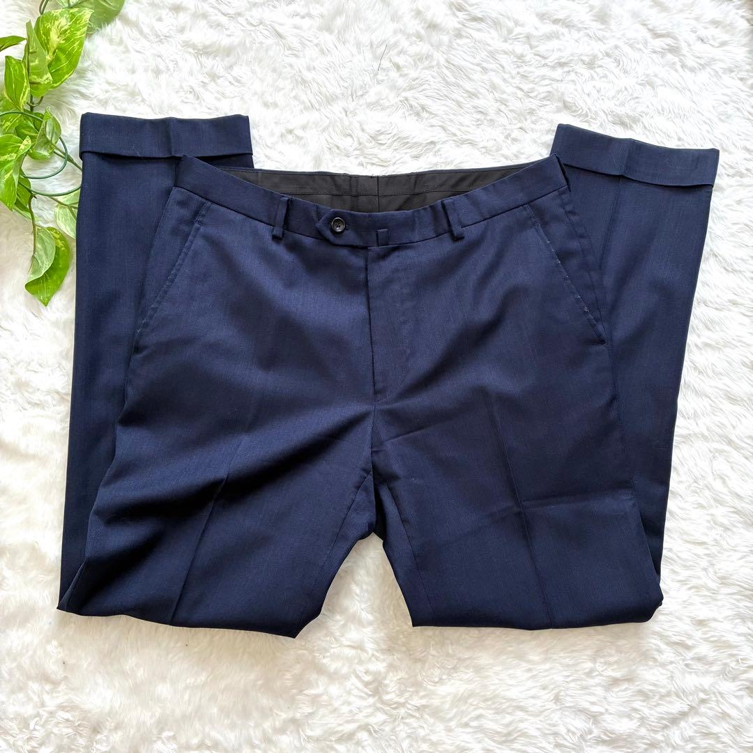 ONLY　スーツ　3ピース　カノニコ　高級生地　ネイビー　セットアップ