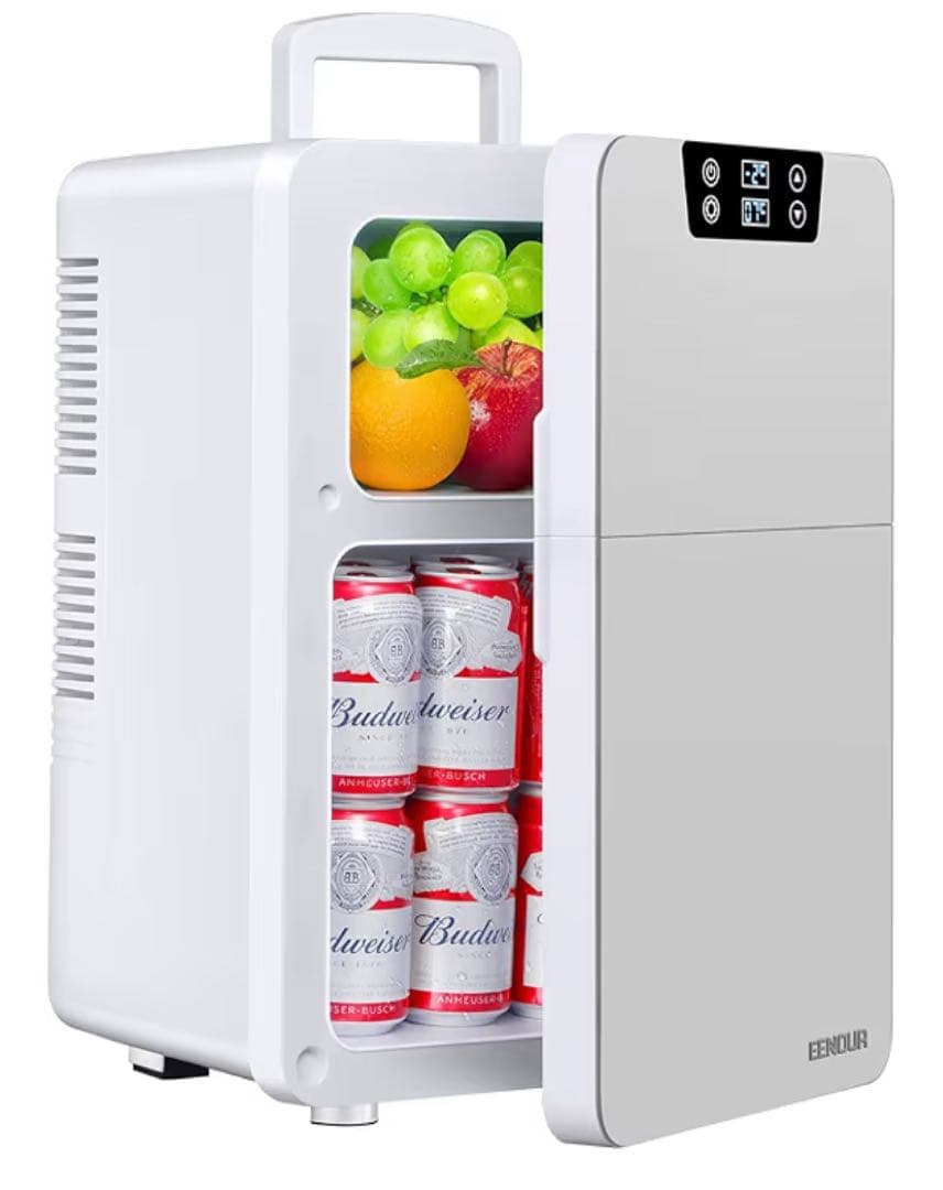 新品未使用　上下独立温度設定ポータブル　温冷庫　冷温庫　2段収納 CWP-20L