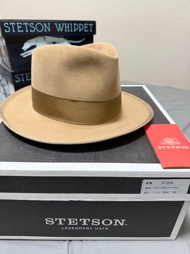 【新品】STETSON STETSONIAN REPRO ST204 58
