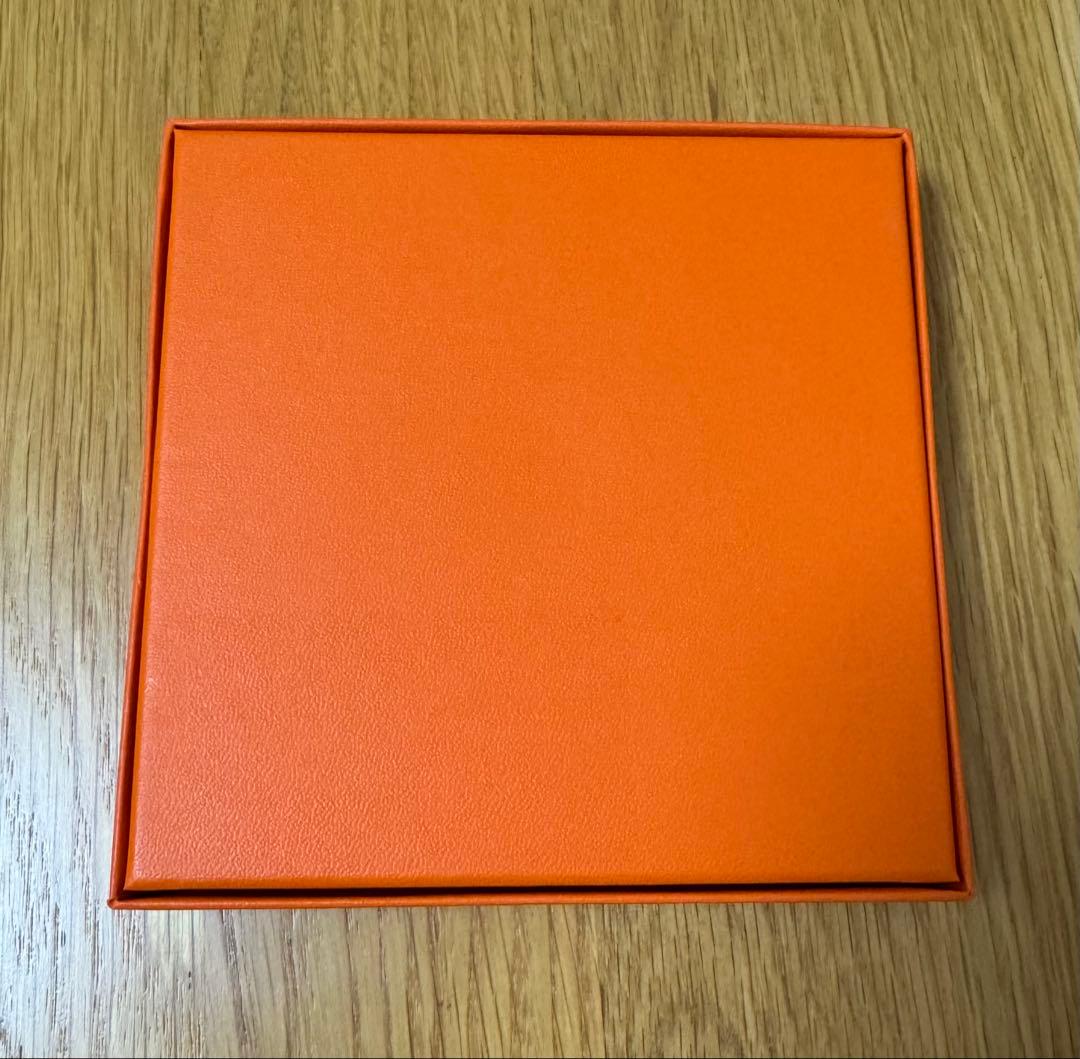 HERMES 水色 ハンカチ